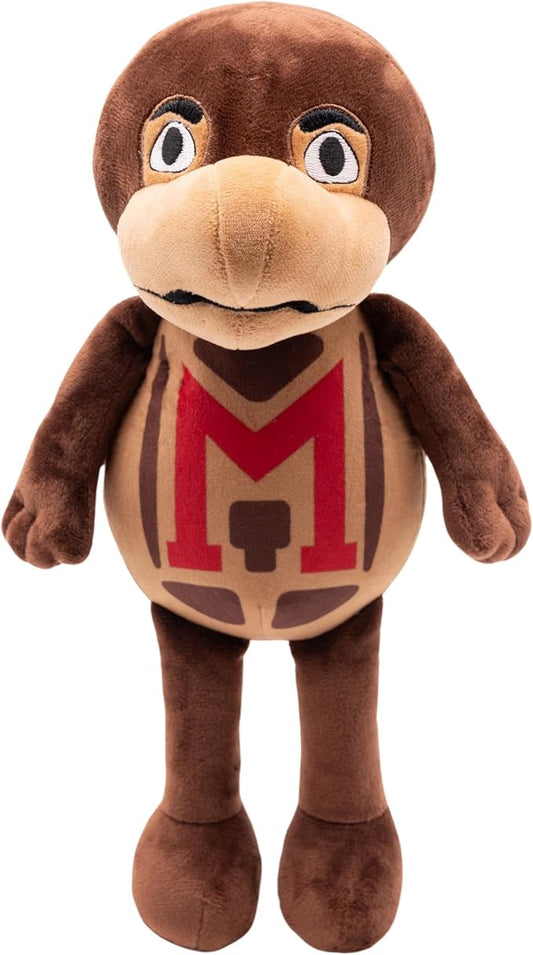 Playtime by Eimmie 14" Maryland Testudo Plush Doll – Soft Rag Doll Mascot for College Football Fans, Sports-Themed Plush Figure for Kids, Toddlers & Collectors, Surface Washable