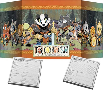 Magpie Games Root The Roleplaying Game: GM Screen & Campaign Notepads – Gamemaster Accessory Pack