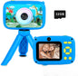 SUZIYO Camera for Kids with Tripod, Digital Video Camcorder 1080P 2.4 Inch HD,Best Birthday Christmas Electronic Toys Gifts for Childen Age 3 4 5 6 7 8 9 Years Old Boys with 32G SD Card, Blue