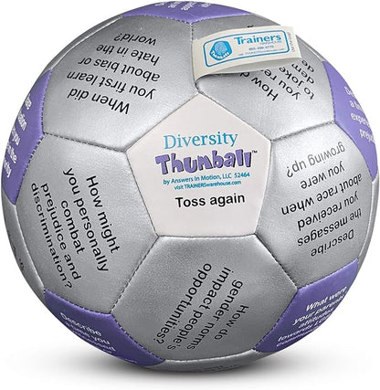 Trainers Warehouse 6" Thumball Collection, 32 Prompts for Conversation, Team Building, Relationship and Training
