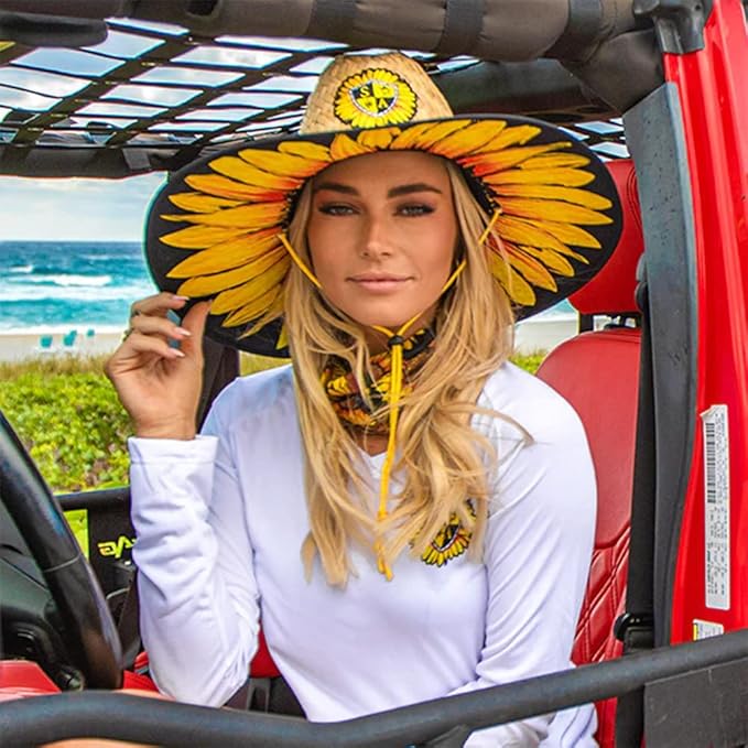 S A Company Summer Straw Hats for UV Sun Protection | Unisex Adult