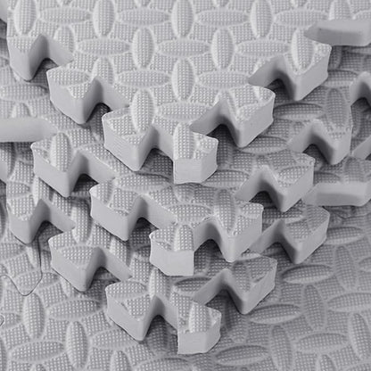12 Tiles 12x12x1 Inch EVA Thick Interlocking Foam Floor Tiles Puzzle Exercise Mat Play Foam Mats for Boys Girls Baby Pets Home Classroom Nursery Gym(Grey)