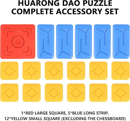 Sliding Puzzle Game Pieces Accessories - Super Electronic Huarongdao Original Standard Accessories, a Set of Magnetic Chess Pieces