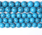 6MM 60PCS Blue Turquoise Spacer Loose Beads for Jewelry Making DIY Bracelet Necklace