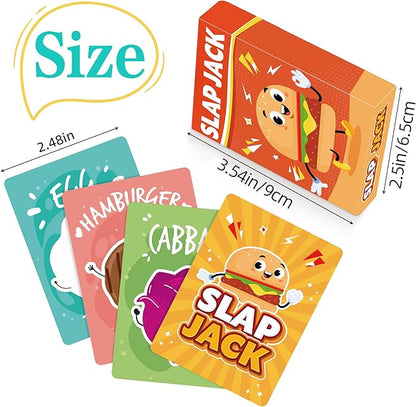 Card Games for Kids Toddlers,Go Fish,Old Maid,Slap Jack and Memory Match,4 Decks in 1 Pack,Fun Educational Gard Games for Family Game Night Table Games,Great Easter Basket Stuffers