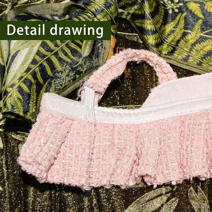 Clothes for(NO Doll), 15cm/17cm Doll Accessories Suit ,ute Miniature Fashion Accessories - Pink Heart Premium Outfit, Play & Collector(Pink - Sweater, S)