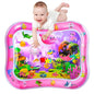 ZHUYNXIR Extra Big Infant Toys, Tummy time mats,Tummy time Toys, Baby Pink Water Play mat, Fun Early Development Activity Play Center for Newborn, Pink 39.5x31.5 in.