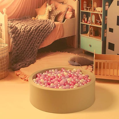 GOGOSO Ball Pits Balls for Toddlers Pack of 50 100 200 Plastics Shape Ball Non-Phthalate Non-BPA Non-Toxic 2.2-Inch Crush Proof Play Balls