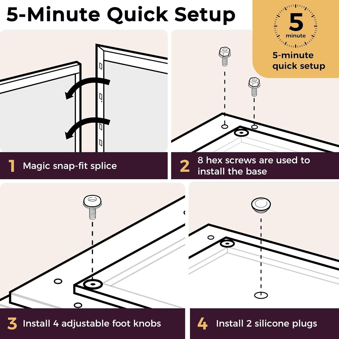 Outdoor Metal Planter Box 26Wx10Dx16H, Large Rectangular Trough Planters, Easy 5-Min Assembly, Modern Plant Container with Drainage Holes, Heavy Duty, Weather Resistant, Black
