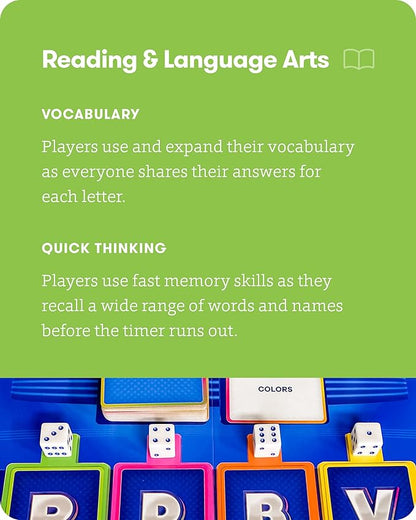 SimplyFun Get 4 and Score - A Communication Game for Kids That Tests Your Memory and Vocabulary Skills! - Educational Learning Game - 2 to 8 Players - for Kids Ages 8 & Up