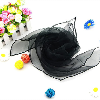 Larcele 12 Pieces Juggling Dance Scarf for Performance Prop Accessory 24 x 24 inches WDSJ-02