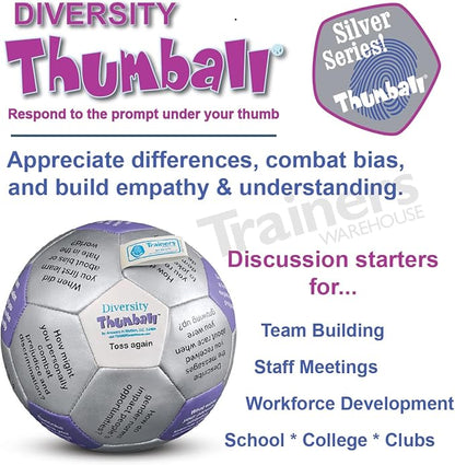 Trainers Warehouse 6" Thumball Collection, 32 Prompts for Conversation, Team Building, Relationship and Training
