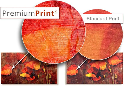 artgeist Textured Canvas Wall Art World Map 24x16 in - 1pcs Painting Canvas Prints Picture Artwork Image Framed Contemporary Modern Photo Wall Home Blue Brown Abstract k-A-0509-b-a