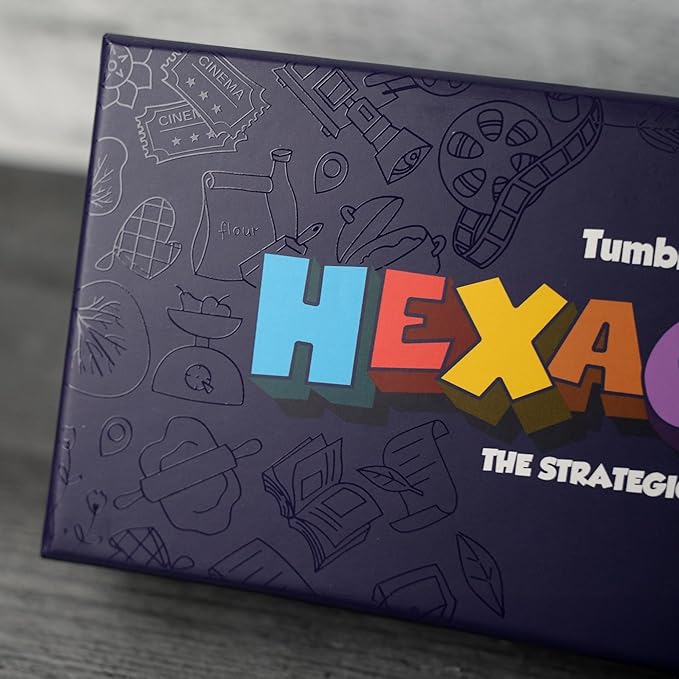 Hexaquest: The Strategic Trivia Board Game – 1500 Questions, 6 Categories, 65 Hexagon Tiles, Premium Bag – Fun, Quick to Learn, Perfect for Game Nights, Families & Parties