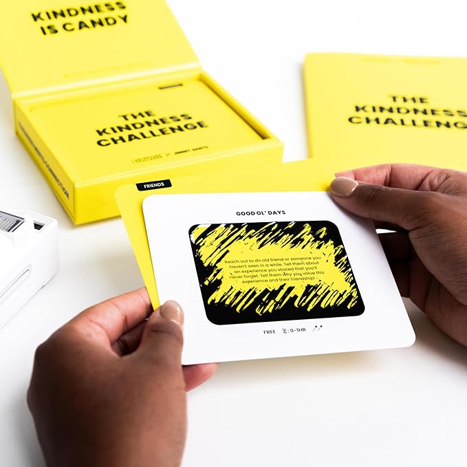The Kindness Challenge – 30 Scratch-Off Acts of Kindness Cards | Fun & Meaningful Game for Families, Friends & Groups | Icebreaker & Team-Building Activity | Inspired by Jimmy Darts