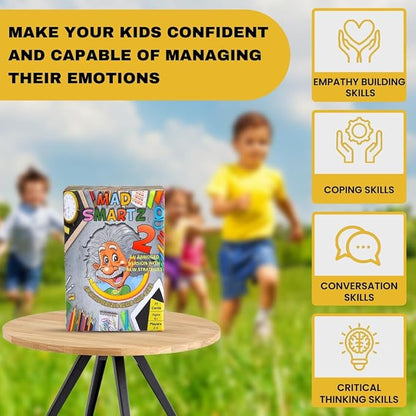 Thought-Spot Mad Smartz 2 an Interpersonal Skills Card Game for Anger and Emotion Management Social Skills Top Educational Learning Resource for Kids and Adults Fun for School and Therapy CBT
