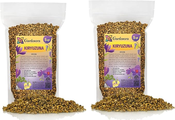 Premium Kiryuzuna - Superior Bonsai Soil Amendment for Balanced Aeration and Nourishment - 10 Quarts
