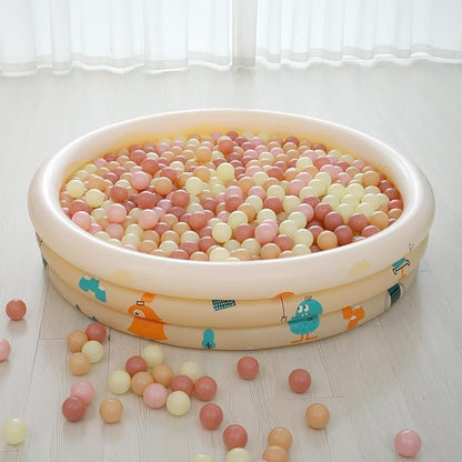 Realhaha Ball Pit Balls 50 100 200 500 Play Balls Plastic Balls for Baby Girls Toddlers Kids Play Tent Pool Playhouse Playpen Party Decoration