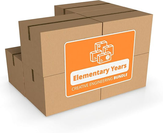 Engino STEM Elementary Creative Wholesale Bundle, 50+ Educational Construction Toys Ages 6-12, Classroom Science Engineering Kit, Award-Winning Teacher Resources
