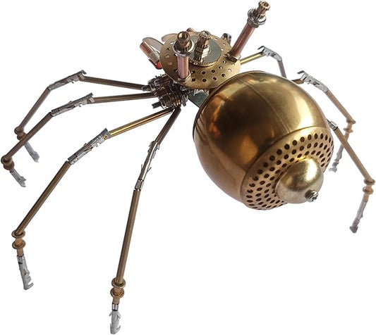 Mechanical Metal DIY 3D Insect Brass Puzzle (Golden Spiders)