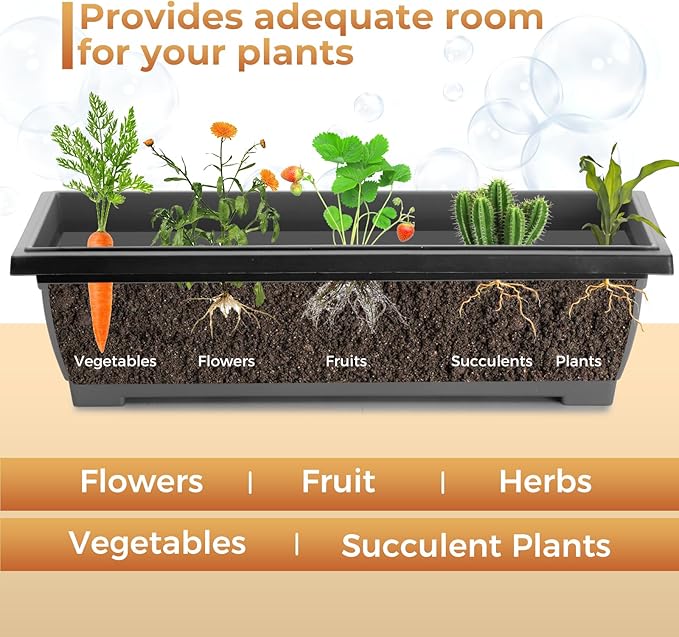 Raised Garden Planter Bed, Tiered Planter Stand with 5 Boxes (Brown), 26" Long*36.5" Wide*31" Tall, Good for Herbs, Flowers, or Vegetables in Patio Balcony Indoor Outdoor