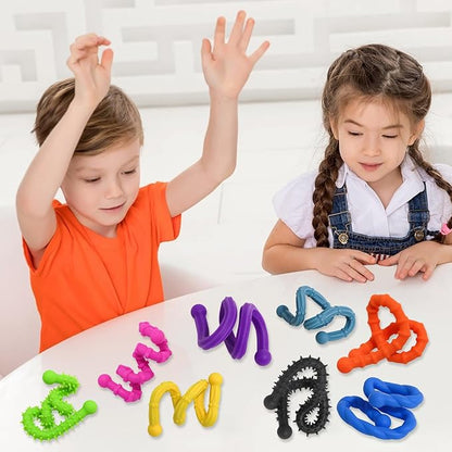 6 Pack Sensory Stick,Fidget Toys,Textured Calming Sensory Toys for Autism Kids, Anxiety Relief for Activities Essential,Stimulating & Addictive Toys for Kids Students