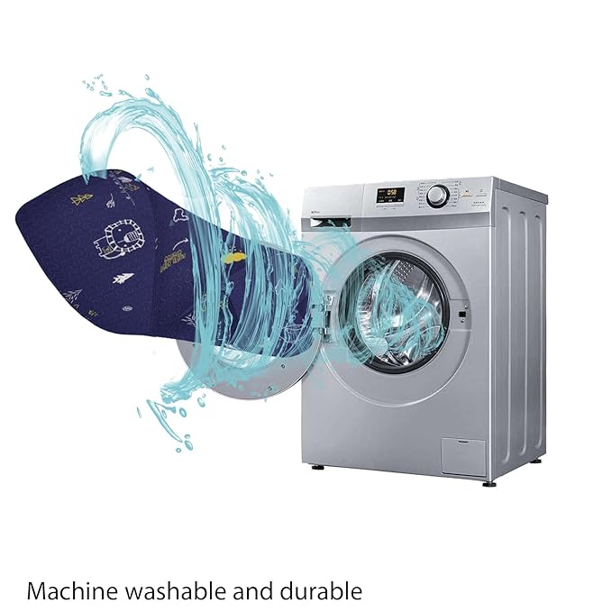 Machine Washable Baby Play Mat 63x43”, Baby Playpen Mat Extra Large, Foldable Baby Play Mats for Infants, Toddler Playing Rug Pad, Non Slip Crawling Mat for Floor Dark blue-bear