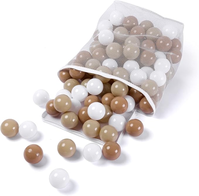Realhaha Ball Pit Balls 50 100 200 500 Play Balls Plastic Balls for Baby Girls Toddlers Kids Play Tent Pool Playhouse Playpen Party Decoration