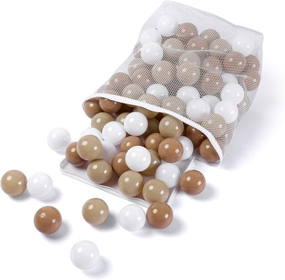 Realhaha Ball Pit Balls 50 100 200 500 Play Balls Plastic Balls for Baby Girls Toddlers Kids Play Tent Pool Playhouse Playpen Party Decoration
