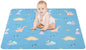 50x50 Play Mat for Playpen Foldable Baby Play Mat Large Tummy Time Mat, Non Slip Washable Baby Play Mats for Floor, Portable Travel Baby Crawling Mats for Toddlers and Infants