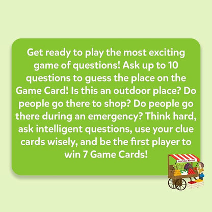 Skillmatics Guess in 10 Around Town, Perfect for Boys, Girls, Kids, and Families Who Love Card Games, Board Games, Travel Friendly, Gifts for Ages 6, 7, 8, 9 & Up