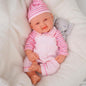 Girl 17.5 Inch, Full Silicone Baby Doll, Realistic Baby Dolls, Realistic Veins & Pose, Not Vinyl, Reborn Baby Dolls Silicone Full Body, Gift Set
