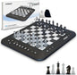 P6 Electronic Chess Board Chess Computer Talking Smart Chess Board Magnetic Electronic Chess Set with LED for Kids & Adults
