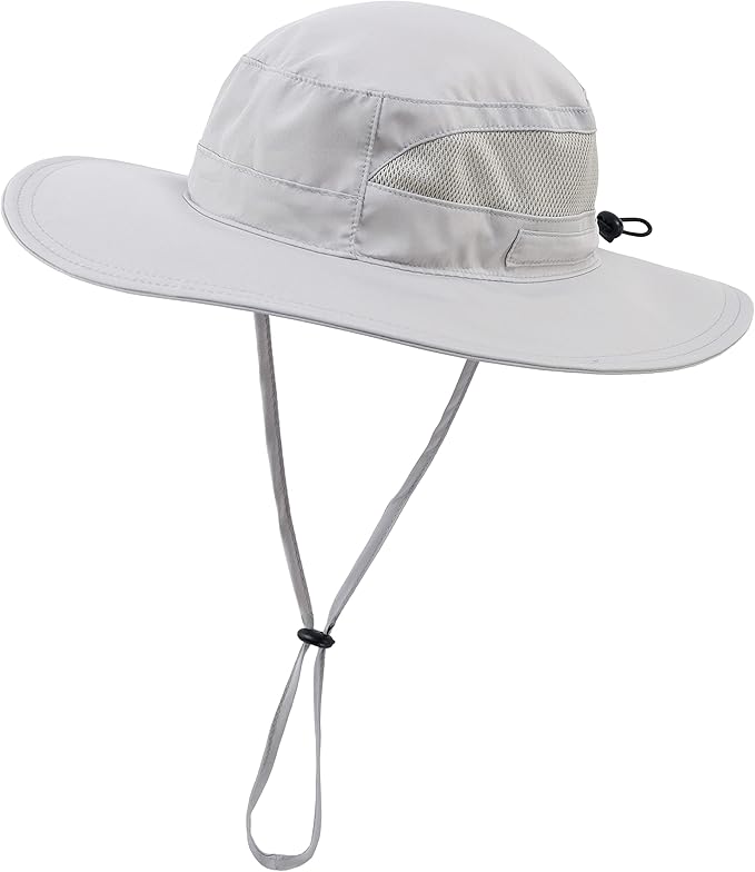 Connectyle Women's UPF 50+ Sun Hat UV Protection Wide Brim Bucket Hat Summer Beach Hats Fishing Hiking Outdoor Safari Hats