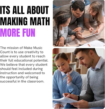 Piano Prodigy Kit - Learn Math Through Music - Addition, Subtraction, Multiplication, Division, Fractions, & Algebra Workbooks, Keyboard, Free App Access - Self-Paced & Interactive