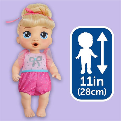 Baby Alive Fairy Fashions Harper Hugs Doll with Clothes Accessories, Blonde Hair, 11 Inches, Toys for 3 Year Old Girls and Boys & Up (Amazon Exclusive)