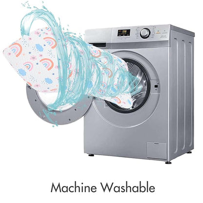 Machine Washable Baby Floor Play Mat 50x50”, Non Slip One-Piece Baby Crawling Mats for Tummy Time, Portable Playpen Mat Playmat for Babies Infants and Toddlers