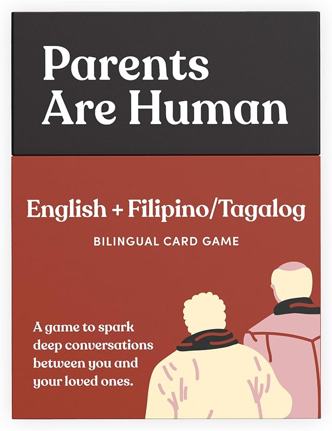 Parents Are Human, Relationship Cards, Get to Know Each Other Better, Parents, Families, Teens & Kids Relationship Building, Light & Deep Questions, 70 Questions & Activity Cards, English + Filipino