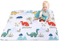 50 x 50 Play Mat for Baby Playpen Tummy Time, Non-Slip Washable Baby Playpen Mat, Baby Crawling Mats for Floor, Portable Travel Large Play Mats for Toddlers and Infants