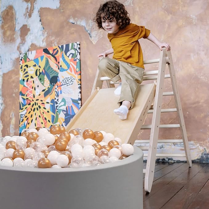 Realhaha Ball Pit Balls 50 100 200 500 Play Balls Plastic Balls for Baby Girls Toddlers Kids Play Tent Pool Playhouse Playpen Party Decoration