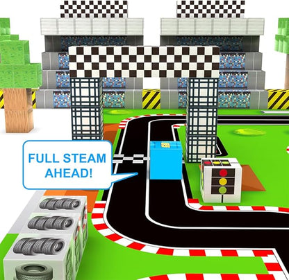 Magnetic Blocks, 180PCS Magnetic Building Cubes Kids Toys, Upgraded STEM Sensory Toys for Kids Ages 3+, Christmas Birthday Gifts for Boys & Girls