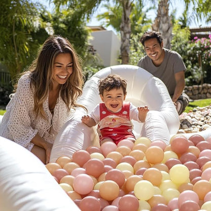 Realhaha Ball Pit Balls 50 100 200 500 Play Balls Plastic Balls for Baby Girls Toddlers Kids Play Tent Pool Playhouse Playpen Party Decoration