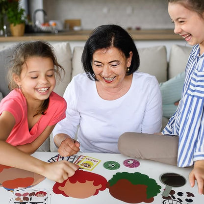 Cinrobiye Social Emotional Learning Activities Montessori Sensory Emotional & Feelings Creative Crafts Set with 9 Face Boards Emotion Flashcards Feelings Sensory Bottles Therapy Game for Preschoolers