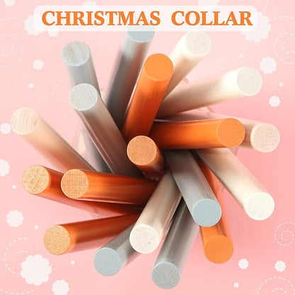 50 Pcs Rhythm Sticks for Kids Classroom Activities, 5 Colors 8 Inch Set of Music Sticks, Wooden Percussion Musical Instruments for Girls and Boys (Matte Color)