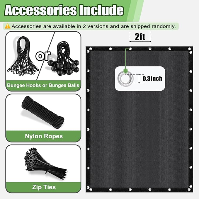 90% Outdoor Sun Shade Cloth, 12'×20' Pergola Shade Cover with Grommets, Privacy Screen Sunshades for Patio Garden Backyard Plant, Dark Grey