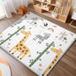 PLGLOG Baby Play Mat,59"x59" Foldable & Reversable Large Baby Mat,0.8" Thick Waterproof Baby Floor Play Mat,Non-Slip,Carlwing Mat for Baby,for 59X59"Playpen,Indoor&Outdoor Playing Mat,Giraffe