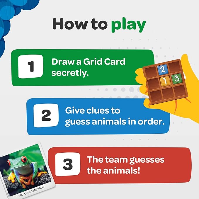 National Geographic: Secret Clue Animals - Card Game for Kids 7 & Up - Fun & Cooperative Board Games for The for Girls & Boys Ages 7, 8, 9, 10