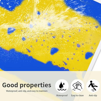 Liquid Lava Tiles for Kids： 11.8x11.8 in Educational Play Mat with Non-Slip Base Develop Motor Skills & Creativity for Children 3-12 Years（6PTFG2