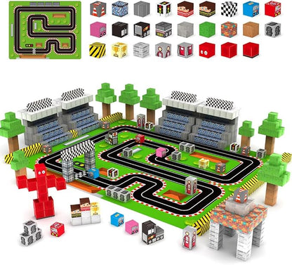 Magnetic Blocks, 180PCS Magnetic Building Cubes Kids Toys, Upgraded STEM Sensory Toys for Kids Ages 3+, Christmas Birthday Gifts for Boys & Girls