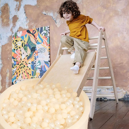 Realhaha Ball Pit Balls 50 100 200 500 Play Balls Plastic Balls for Baby Girls Toddlers Kids Play Tent Pool Playhouse Playpen Party Decoration